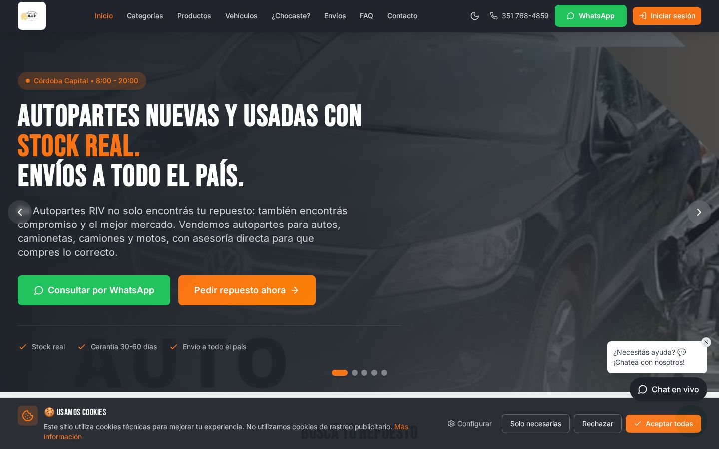 Autopartes RIV Connect